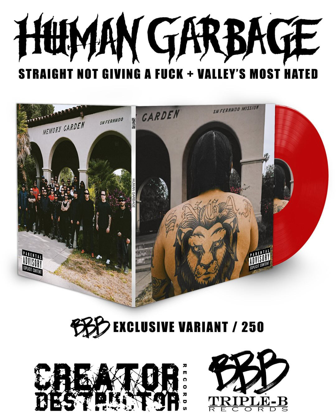 Human Garbage - S.N.G.A.F. + Valley's Most Hated LP