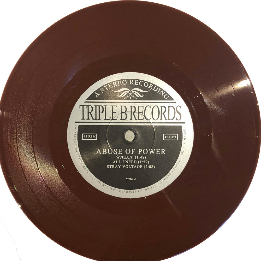 ABUSE OF POWER - When Then Becomes Now 7"