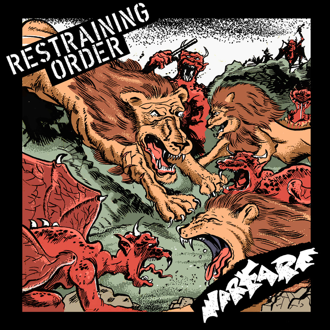 Restraining Order & Warfare - The Return of Fast Hardcore Split 7"
