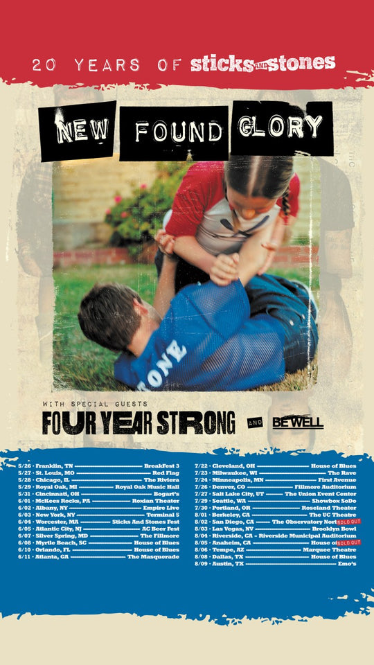 New Found Glory - Sticks & Stones 20 Year Anniversary LP